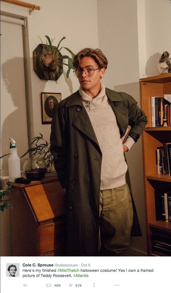 Cole Sprouse's Halloween Costume is Beyond Adorkable