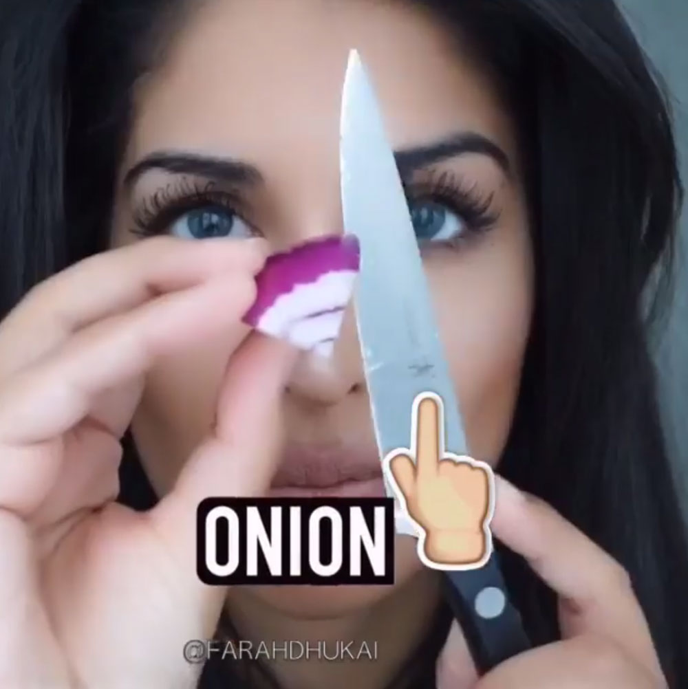 Here's Why Girls Are On Instagram Are Rubbing Onions On Their Eyebrows