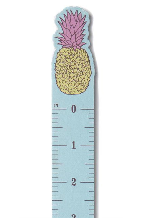 Pineapple Novelty Ruler, $2.99, cottonon.com
