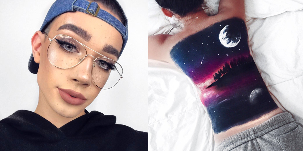 james charles palette trailer james charles back painting back mural james charles palette trailer james charles back painting back mural