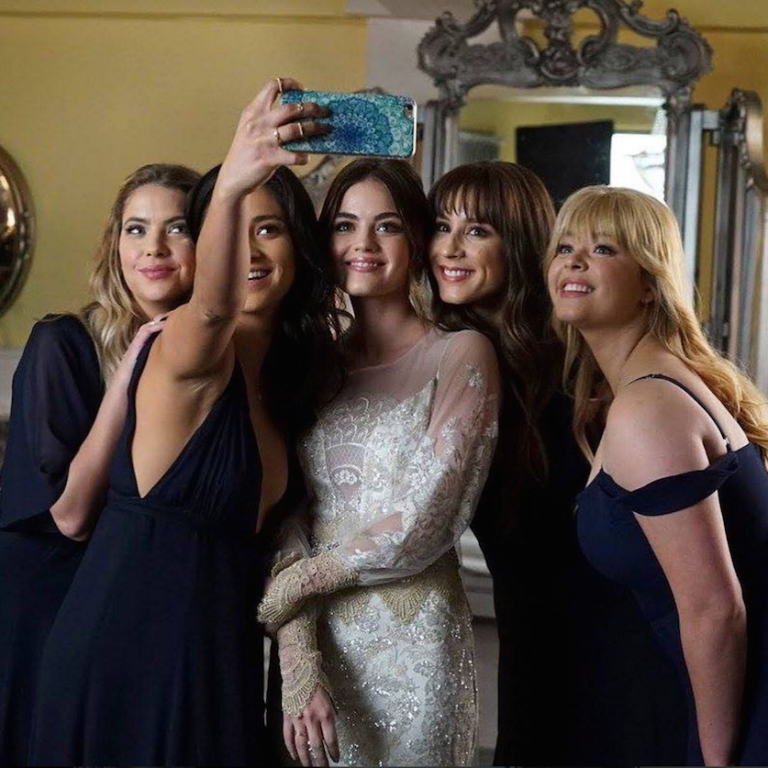 Did Lucy Hale Just Reveal Aria Montgomery's Wedding Dress from the "Pretty Little Liars" Finale? Did Lucy Hale Just Reveal Aria Montgomery's Wedding Dress from the "Pretty Little Liars" Finale?