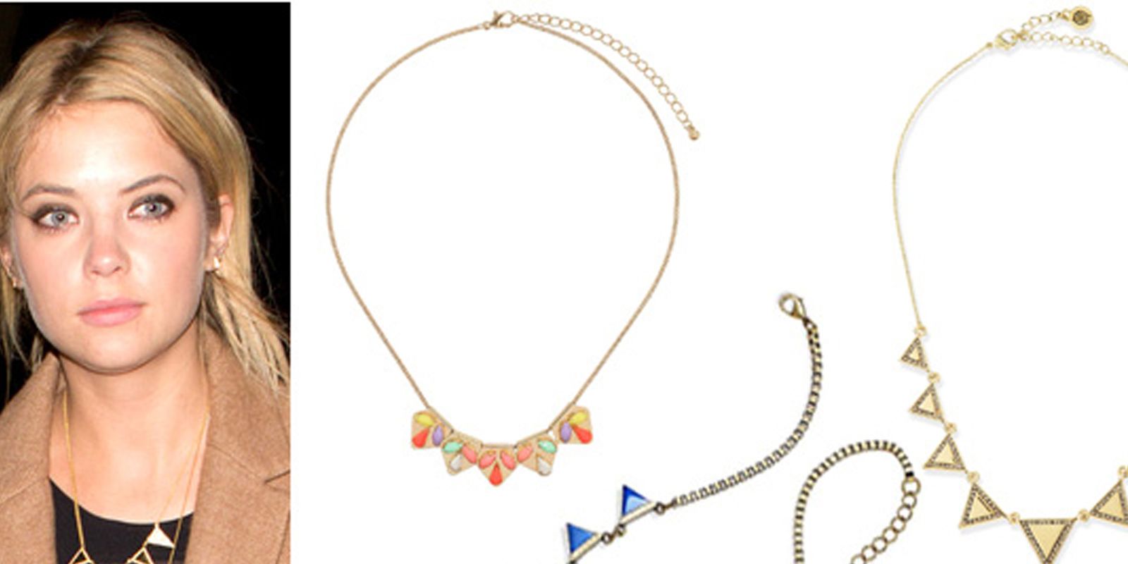 Ashley Benson Pennant Necklace Ashley Benson Street Style