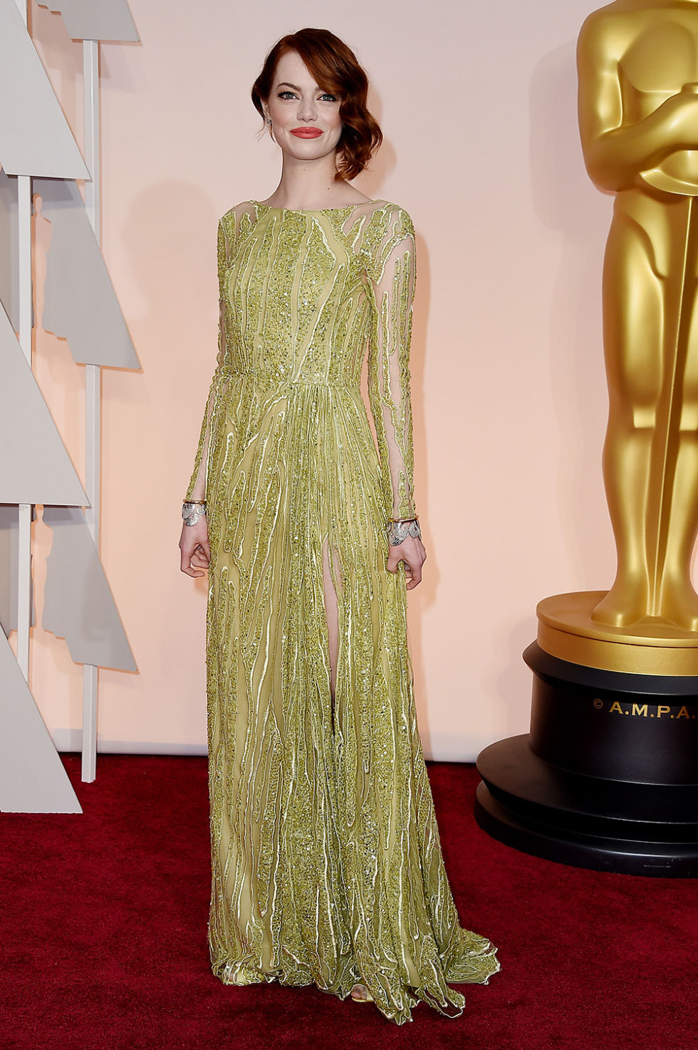 emma stone oscars 2016